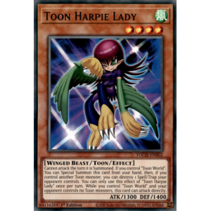 TOCH-EN002 - Toon Harpie Lady - Super Rare 